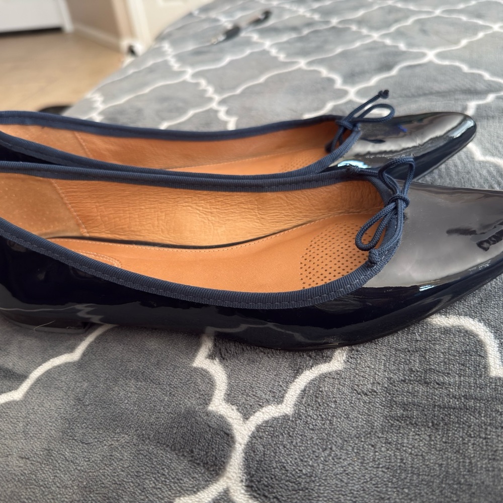 Corso Como Navy Patent Leather Flats